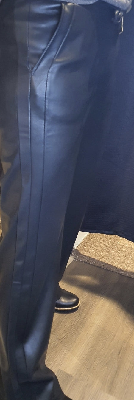 Aime broek Leatherlook