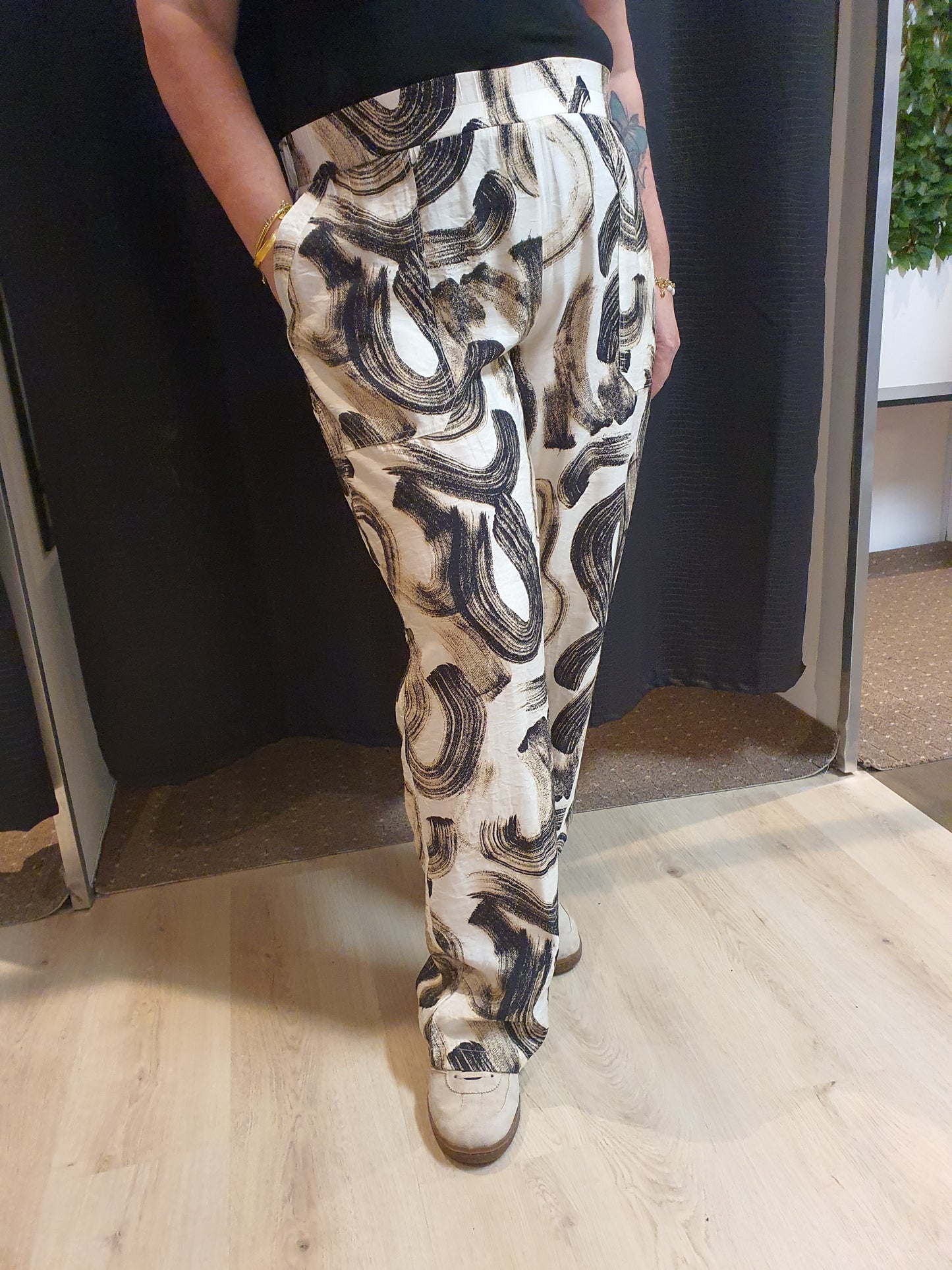 Gewerkte broek Afifa Exxcelent