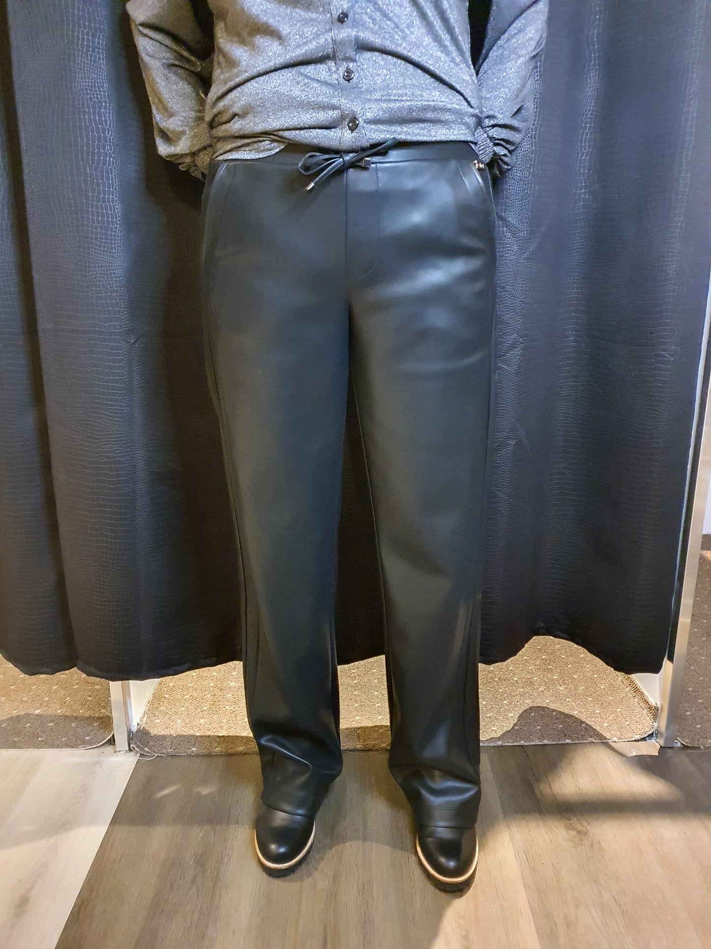 Aime broek Leatherlook
